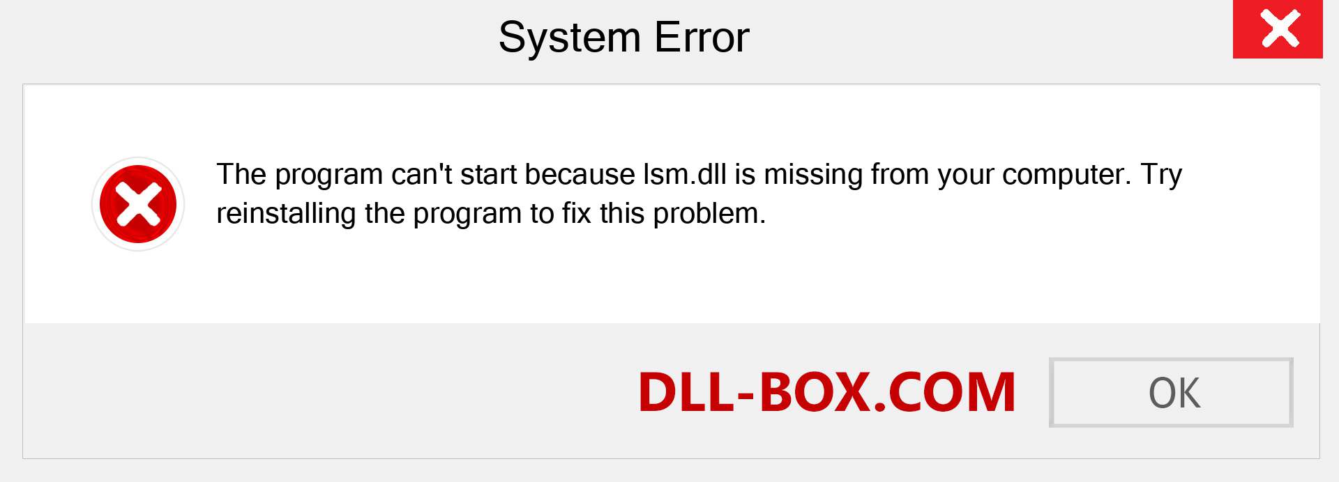  lsm.dll file is missing?. Download for Windows 7, 8, 10 - Fix  lsm dll Missing Error on Windows, photos, images